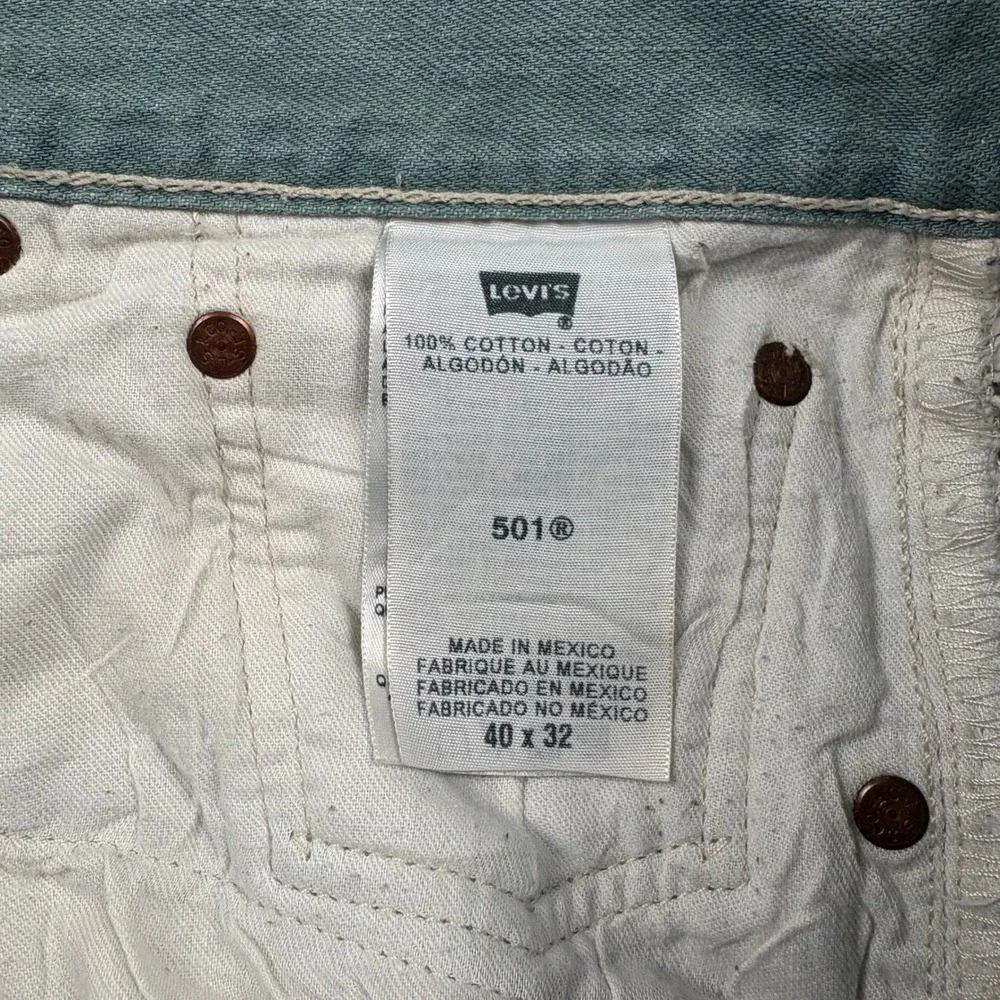 Levi's 501XX Button Fly Jeans Men 40x32 (fits 36x28)‎ Vintage Style LS&Co Rivets